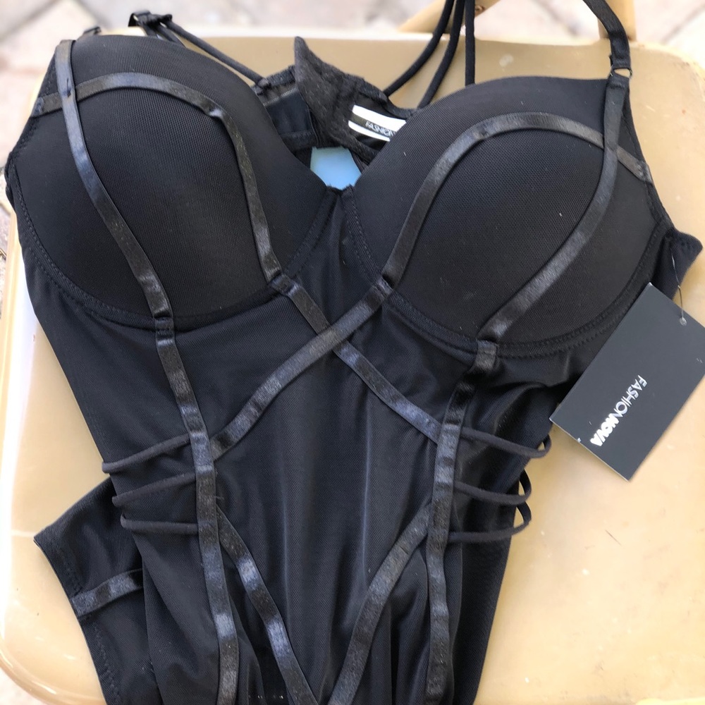 Fashion Nova Dark Angel Teddy